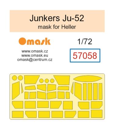 1:72 Junkers Ju-52 mask (for Heller)