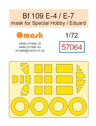 1:72 Bf 109 E-4 / E-7 mask (for Special Hobby/Eduard)