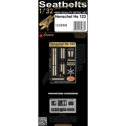 1:32 Henschel Hs 123 - Seatbelts