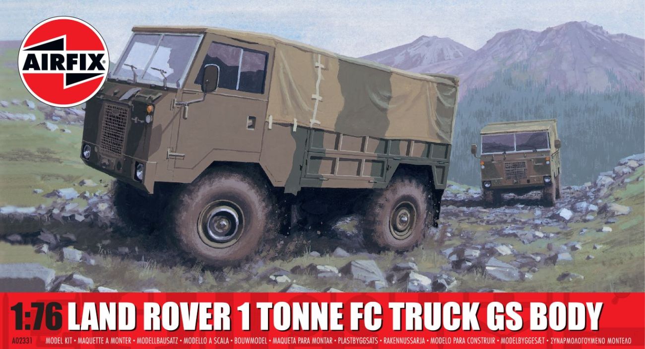 1:76 Landrover 1 Tonne FC truck