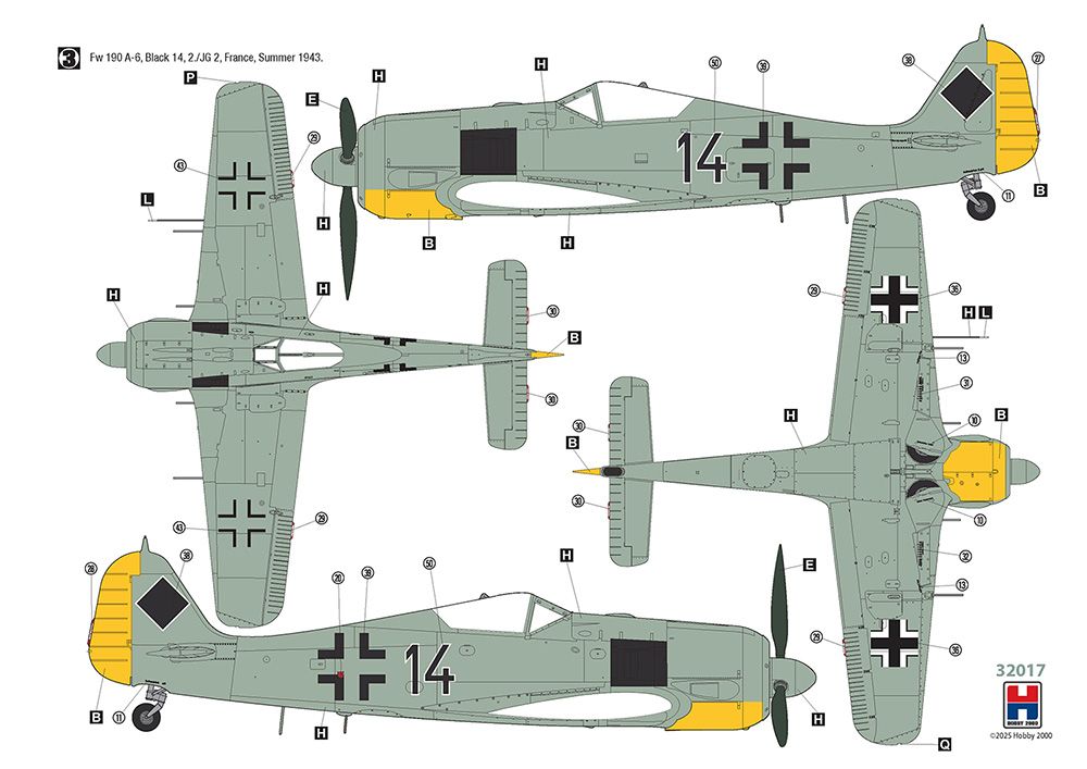 1:32 Focke-Wulf Fw-190A-5/A-6 Nachtjager