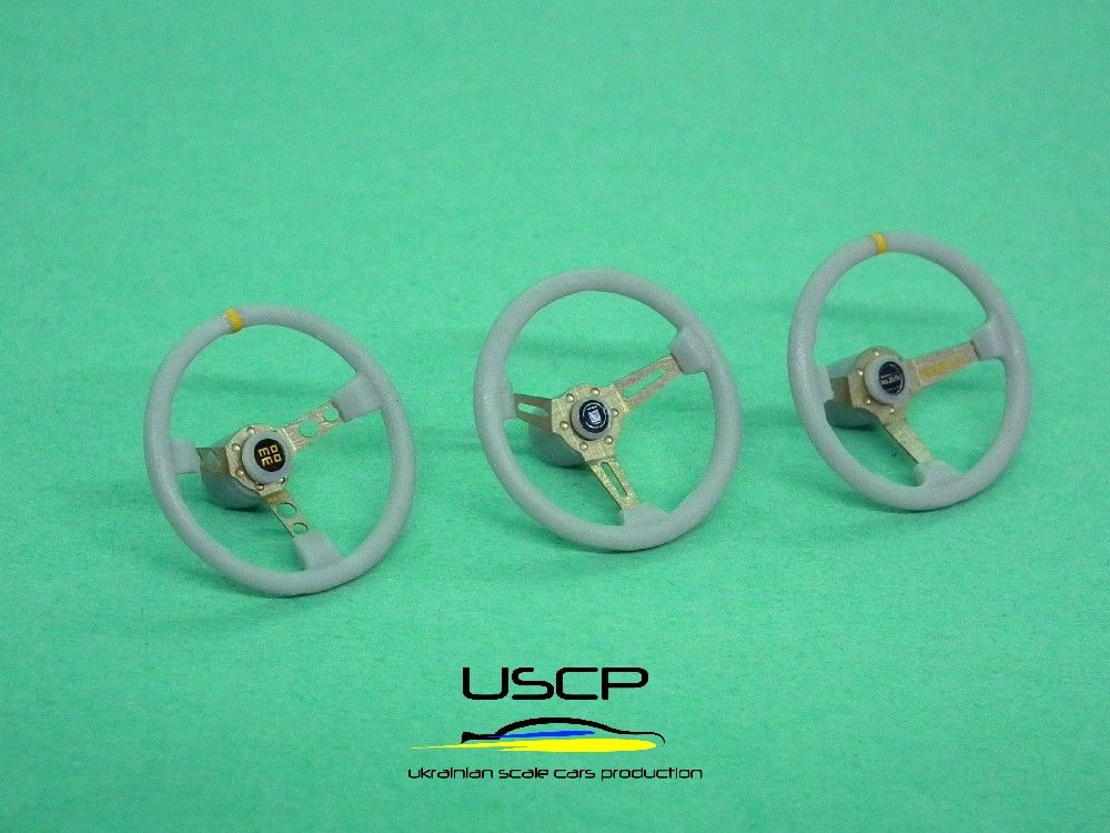 1:24 Sport Steering Wheels Set
