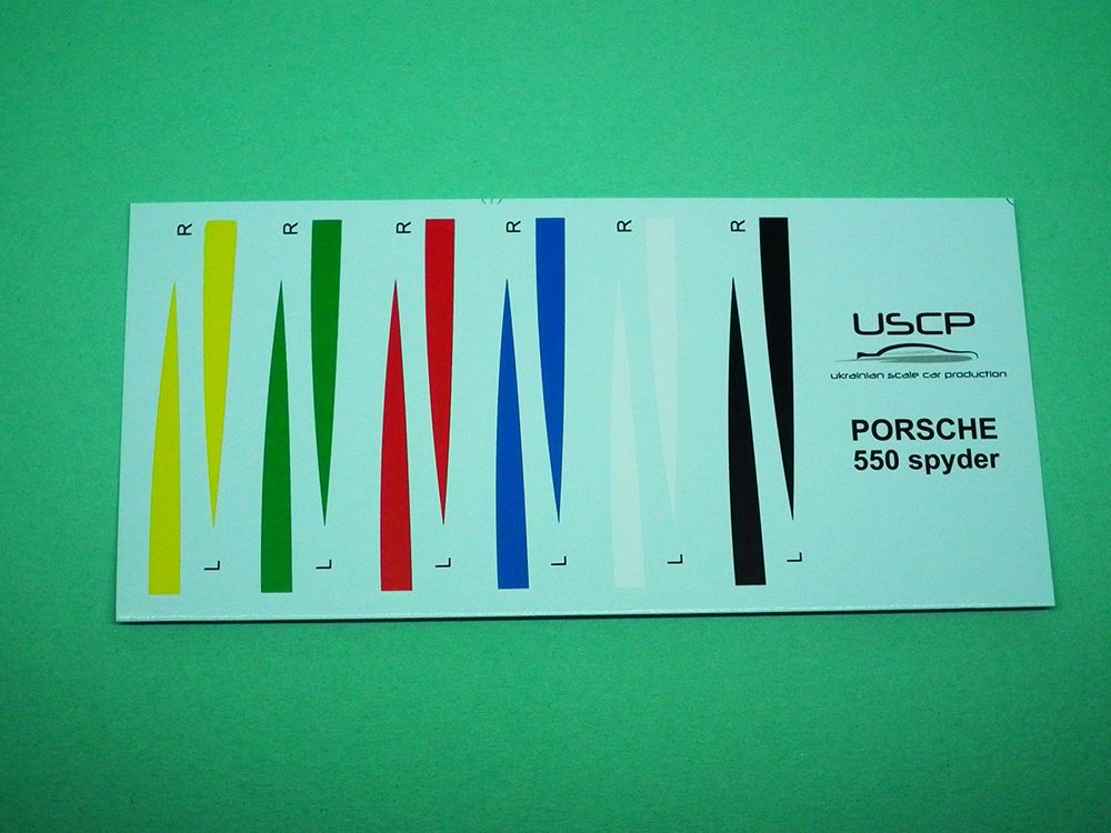 1:24 Porsche 550 Spyder - Rear Stripes