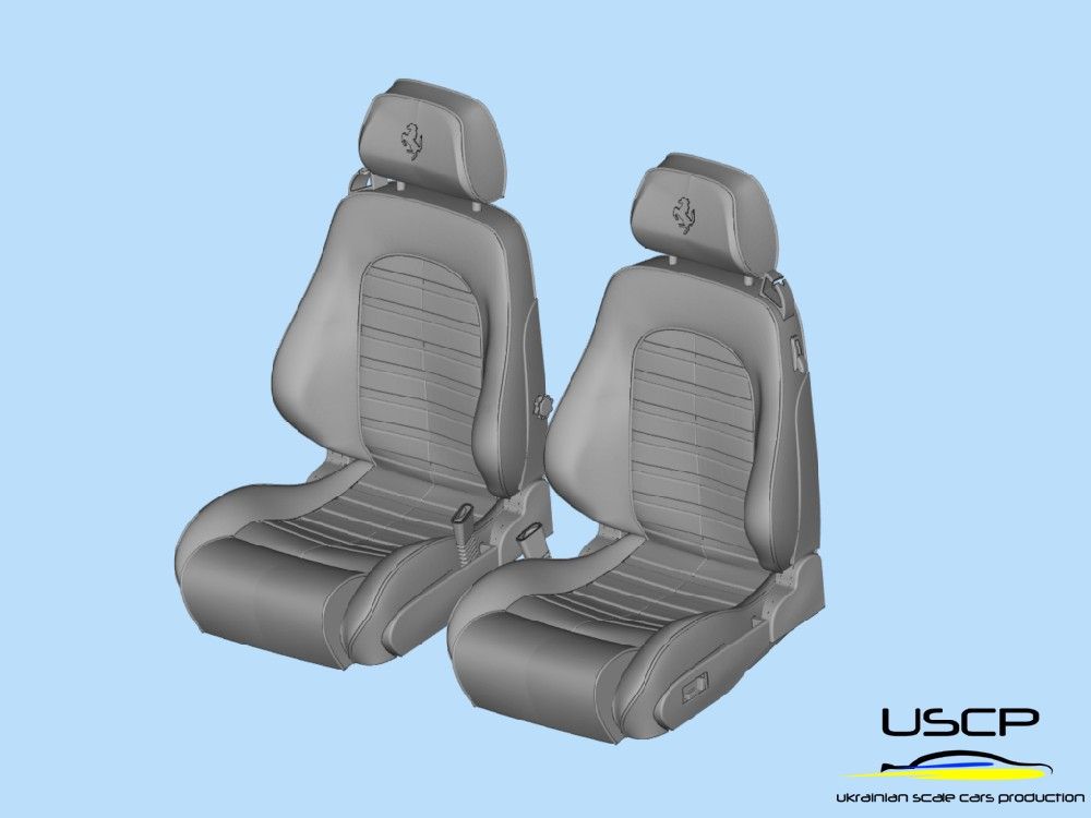 1:24 Ferrari 550 Maranello Interior Detail-Up (For Fujimi)