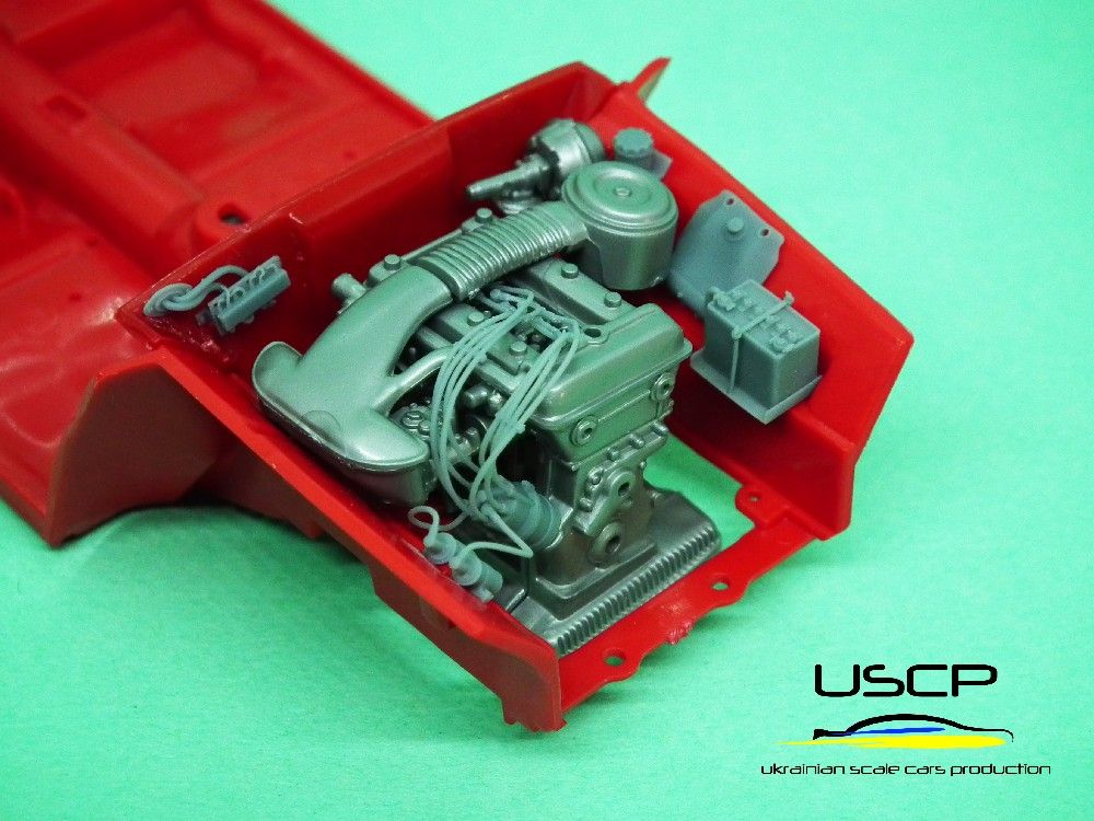 1:24 Alfa Romeo Giulia Sprint GTA Engine Bay Detail-Up Set (For Tamiya)