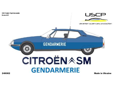 1:24 Citroen SM Gendarmerie (Resin Car Kit)