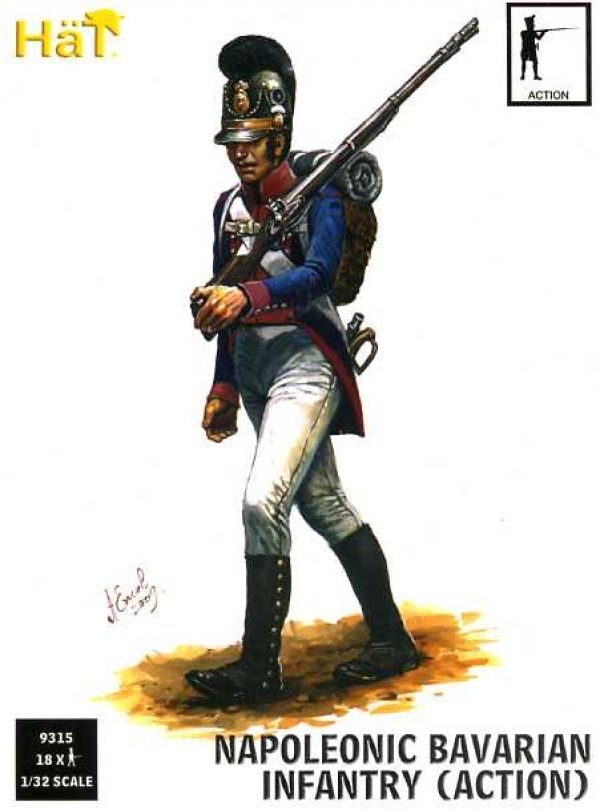 1:32 Napoleonic Bavarian Infantry (Action)