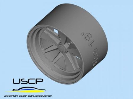 1:24 RSR Porsche Custom 19 + tires