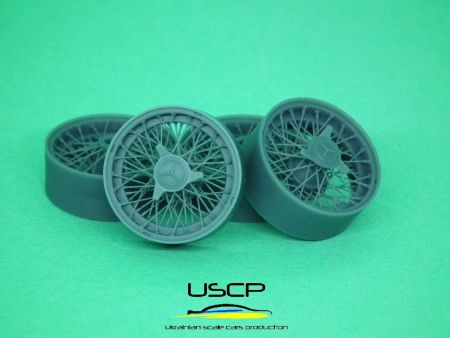 1:24 16 inch Mercedes 300 SLR Wire wheels
