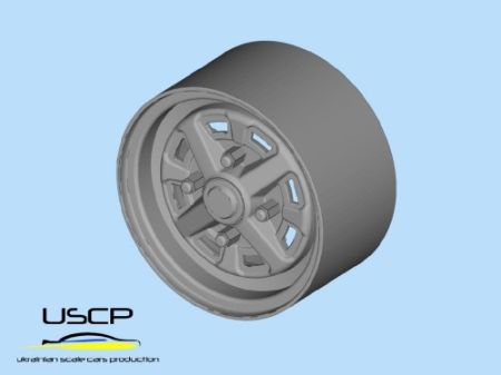 1:24 Rostyle steel wheels 10