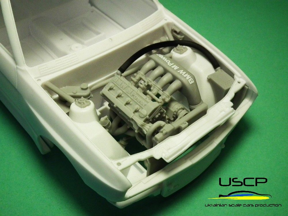 1:24 BMW M3 E30 Racing Engine Bay Super Detail Set (TransKIT)