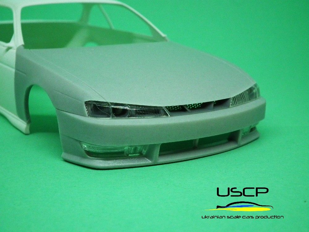 1:24 Nissan Silvia s14/240SX Front End Late Type (For Fujimi)