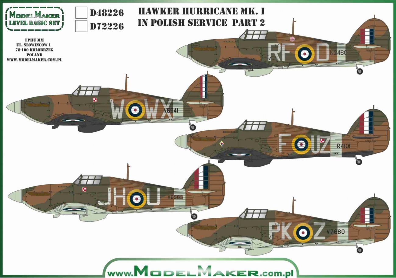 1:72 Hawker Hurricane Mk.I In Polish Service Part 2