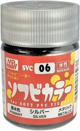 SVC06 Silver Metallic for Soft PVC Figure