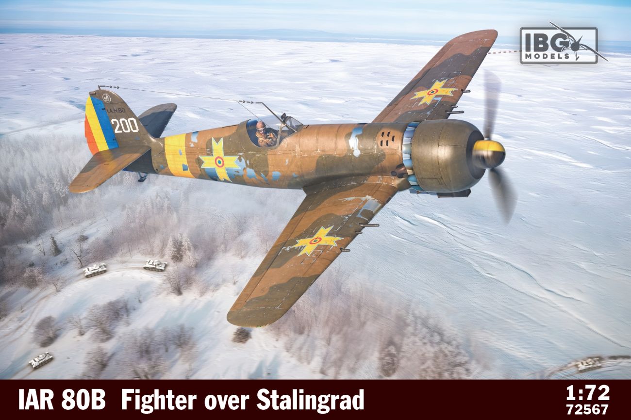 1:72 IAR.80B Romanian Fighter Over Stalingrad