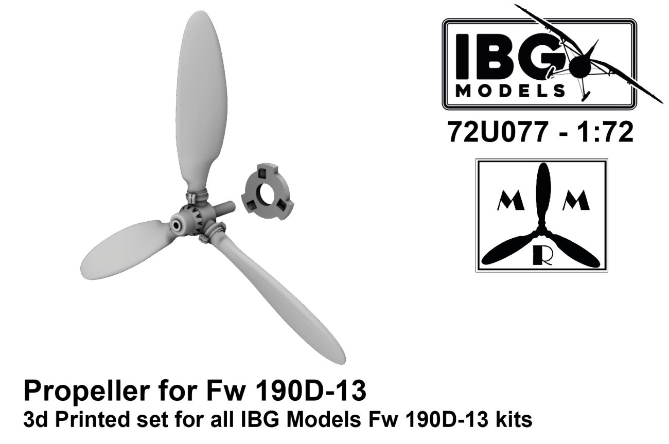 1:72 Propeller for Focke-Wulf Fw-190D-13