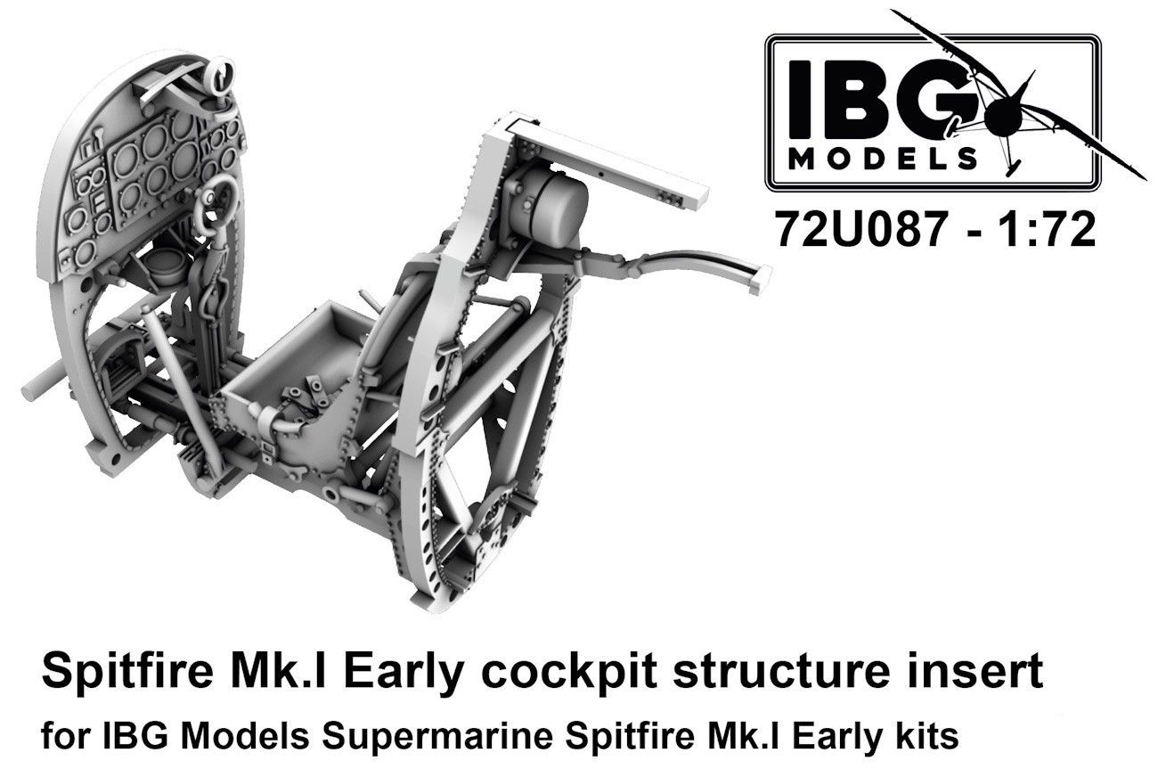1:72 Supermarine Spitfire Mk.I Early cockpit structure insert
