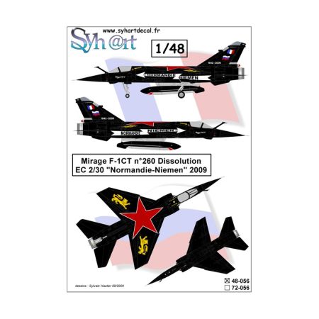 1:48 Mirage F-1CT #260 Retirement EC 2/30 Normandie-Niemen 2009