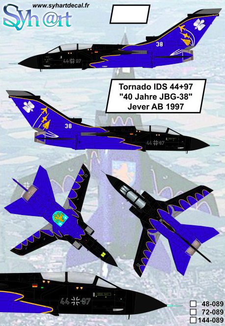 1:48 Tornado IDS 44+97 40 Jahre JBG-38 Jever AB 1997