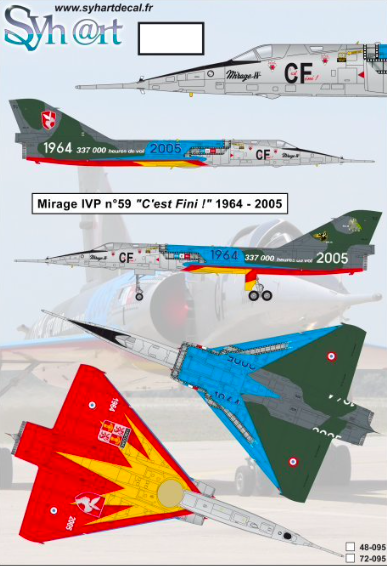 1:48 Mirage IVP n°59 CF C'est Fini 1964-2005