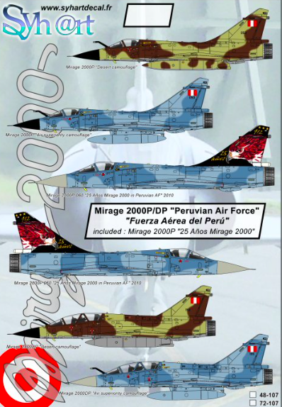 1:48 Mirage 2000P/DP Peruvian Air Force