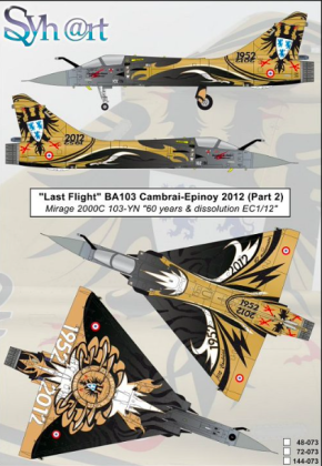 1:72 Last Flight BA103 Cambrai-Epinoy (Part 2) Mirage 2000C 103-YN