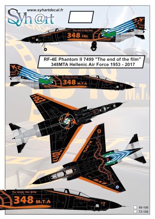 1:72 RF-4E Phantom II 7499 The end of the Film Hellenic AF 1953-2017