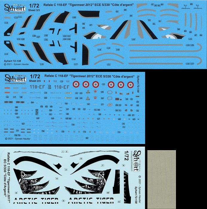 1:72 Rafale C 118-EF 'Tigermeet 2012' EC 5/330 'Cote d'Argent'