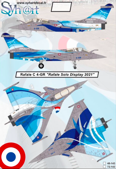 1:72 Rafale C 4-GR Rafale Solo Display 2021