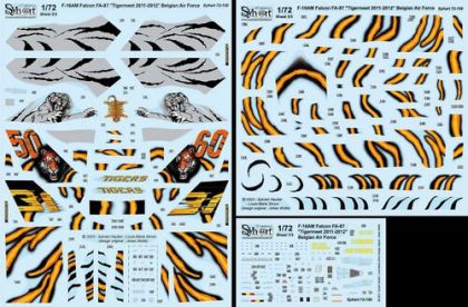 1:72 F-16AM Falcon FA-87 Tigermeet 2011-2012 31 Tigers Belgian AF