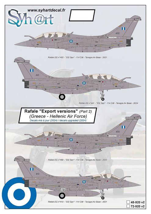 1:72 Rafale 'Export Versions' (Part 2) - Greece - 'Hellenic Air Force'