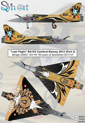 1:144 Last Flight BA103 Cambrai-Epinoy (Part 2) Mirage 2000C 103-YN
