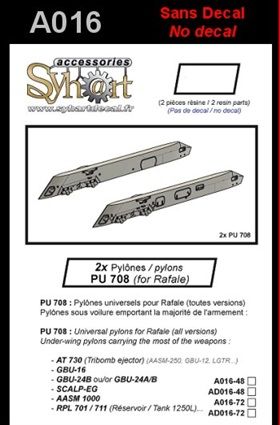 1:48 2x Pylons PU 708 (No Decals)