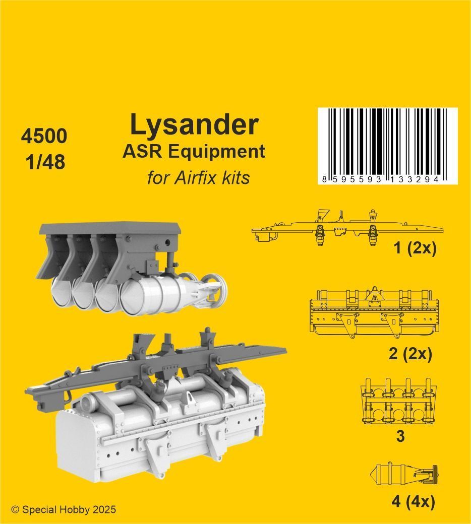 1:48 Lysander ASR Equipment for Airfix kit