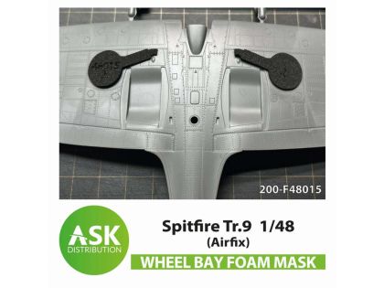 1:48 Spitfire Tr.9 FOAM flexibel wheel bay mask for Airfix