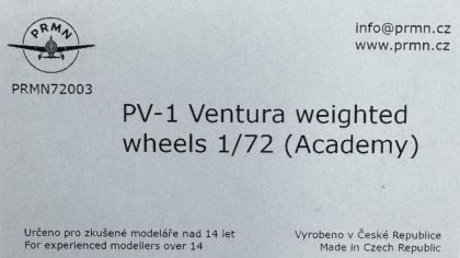 1:72 PV-1 Ventura weighted wheels (ACAD)