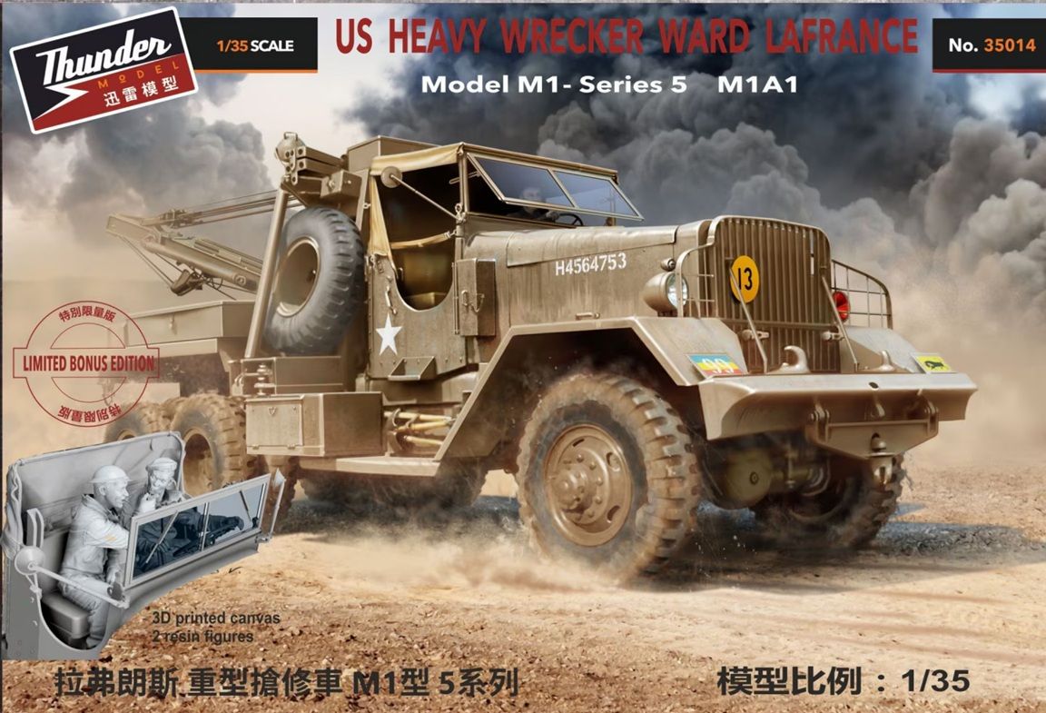 1:35 US Heavy Wrecker Ward LaFrance Model M1 - Series 5 M1A1 Limited Bonus Edition