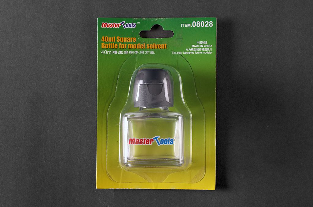 40ml Square Bottle for model solvent