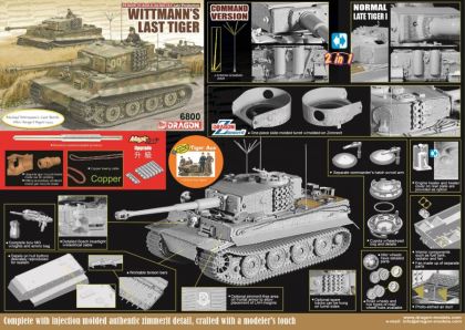 1:35 Pz.Kpfw. VI Ausf E Sd.Kfz. 181 Wittmann's Last Tiger