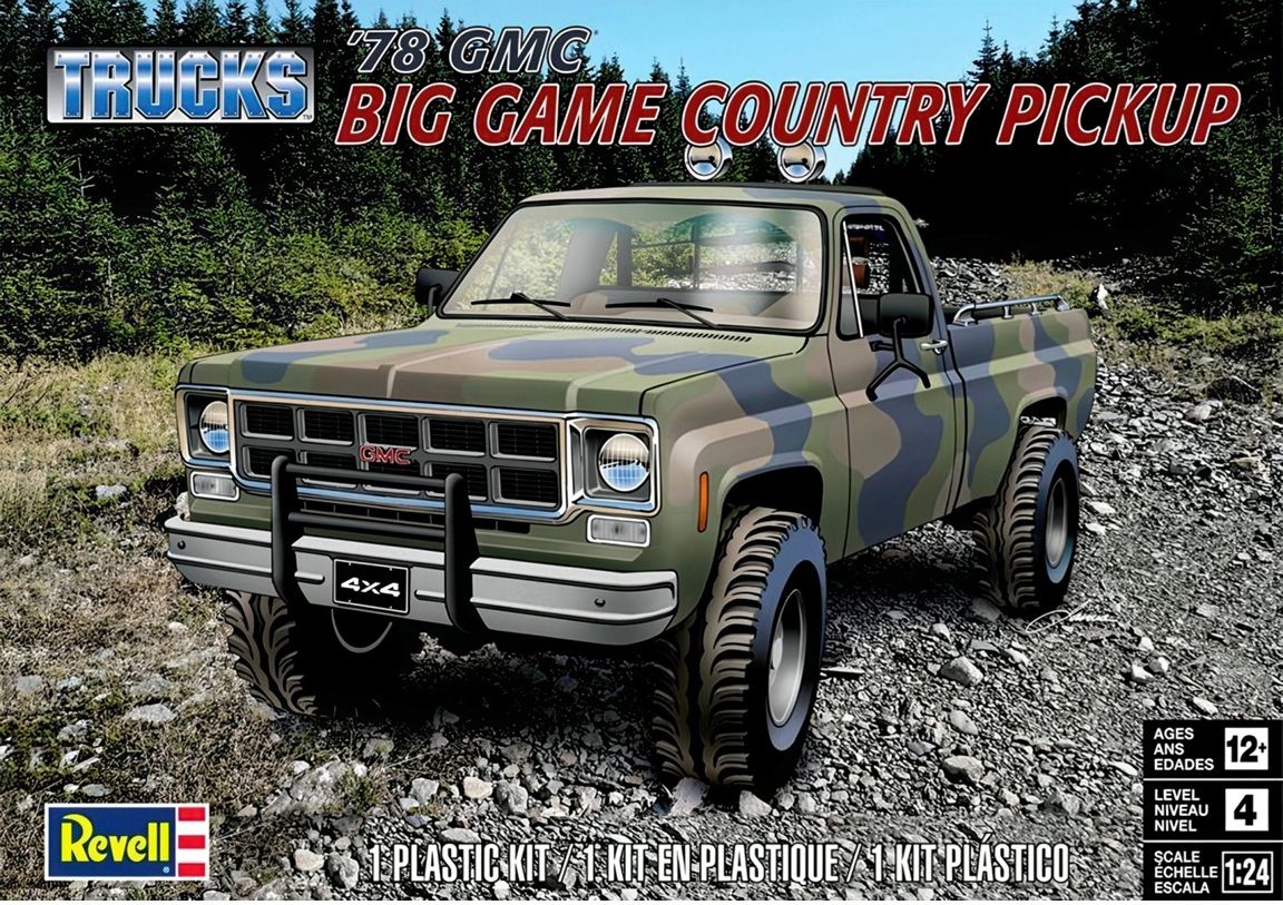 1:24 Monogram 7226 78 GMC Big Game Country Pickup