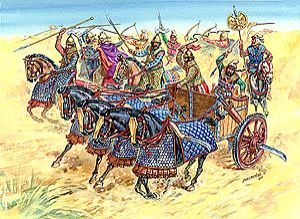 1:72 Persian chariot and cavalry IV BC