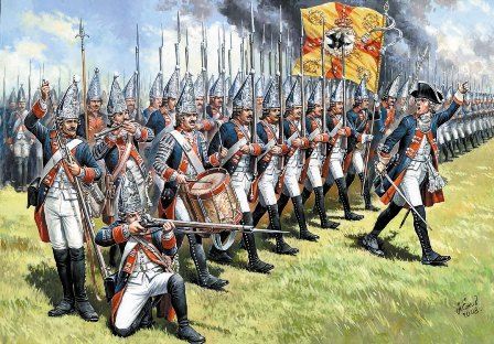1:72 Prussian grenadiers of the Frederick II