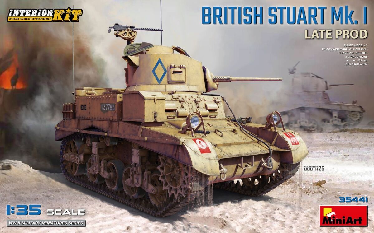 1:35 British Stuart Mk. I Late Prod Interior Kit