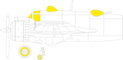 1:48 Bristol Beaufighter Mk.VI - Masks Set for Revell