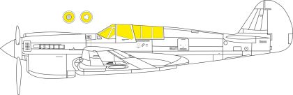 1:48 Curtiss Kittyhawk Mk.IV - TFace Mask Set for Eduard