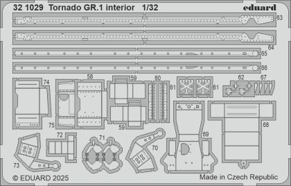 1:32 PANAVIA Tornado GR.1 - Interior Set (for Italeri Kits)