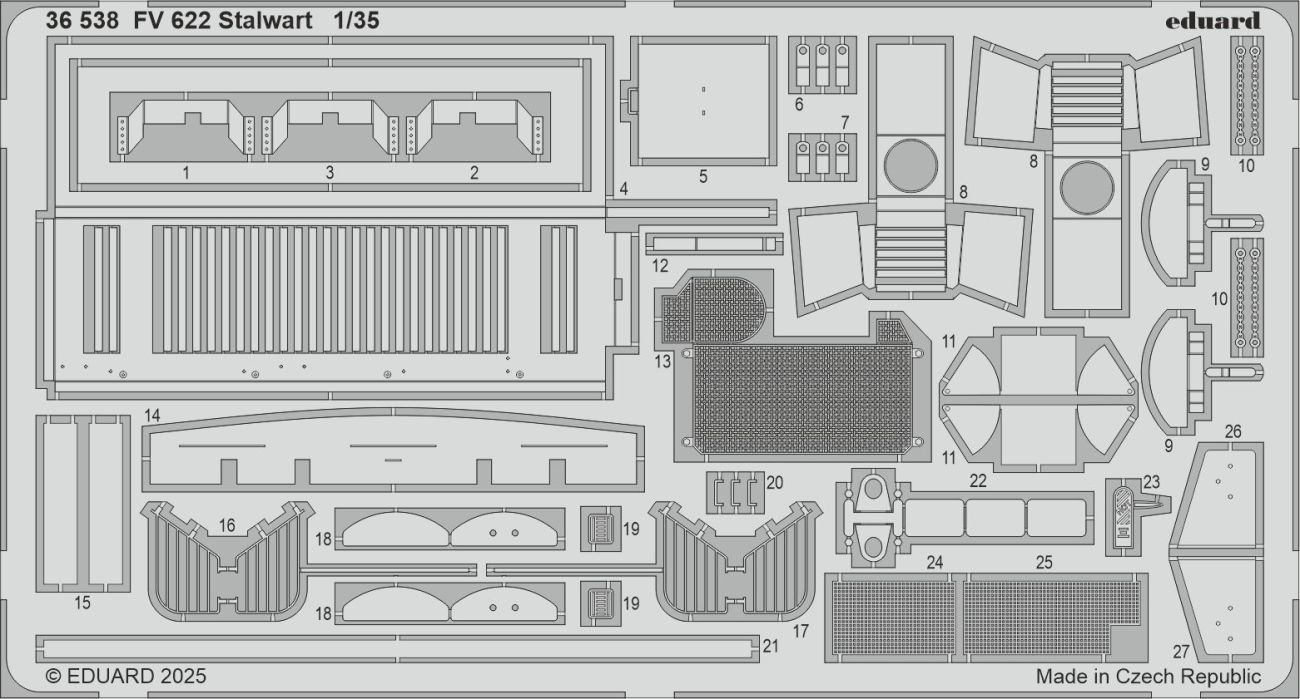 1:35 FV 622 Stalwart - PE Set (for Airfix Kits)
