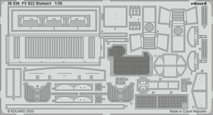 1:35 FV 622 Stalwart - PE Set (for Airfix Kits)