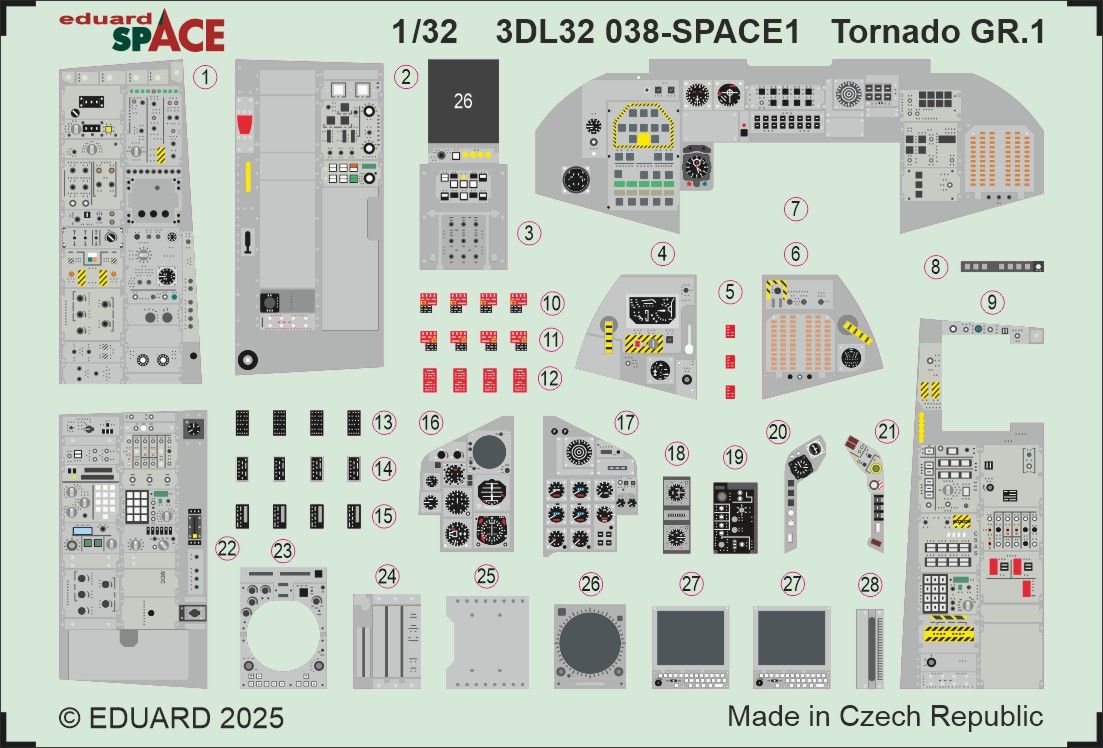 1:35 PANAVIA Tornado GR.1 - Cockpit (for Italeri Kits)