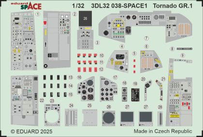1:35 PANAVIA Tornado GR.1 - Cockpit (for Italeri Kits)